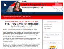 Tablet Screenshot of annierebeccaelliott.com